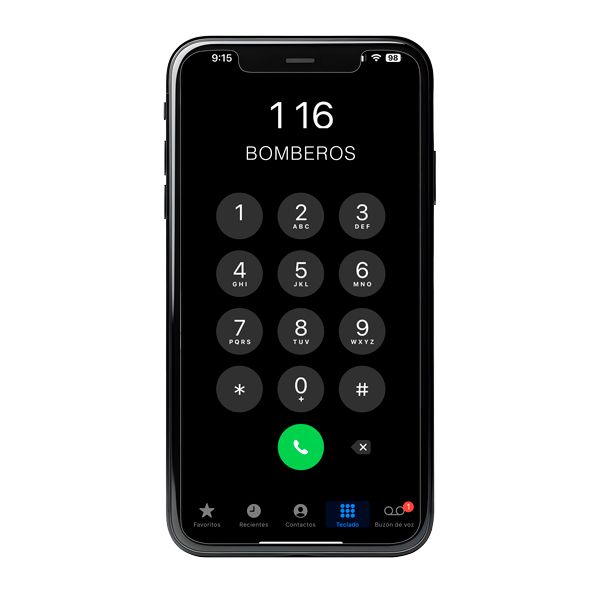 Celular emergencias B134